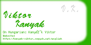 viktor kanyak business card